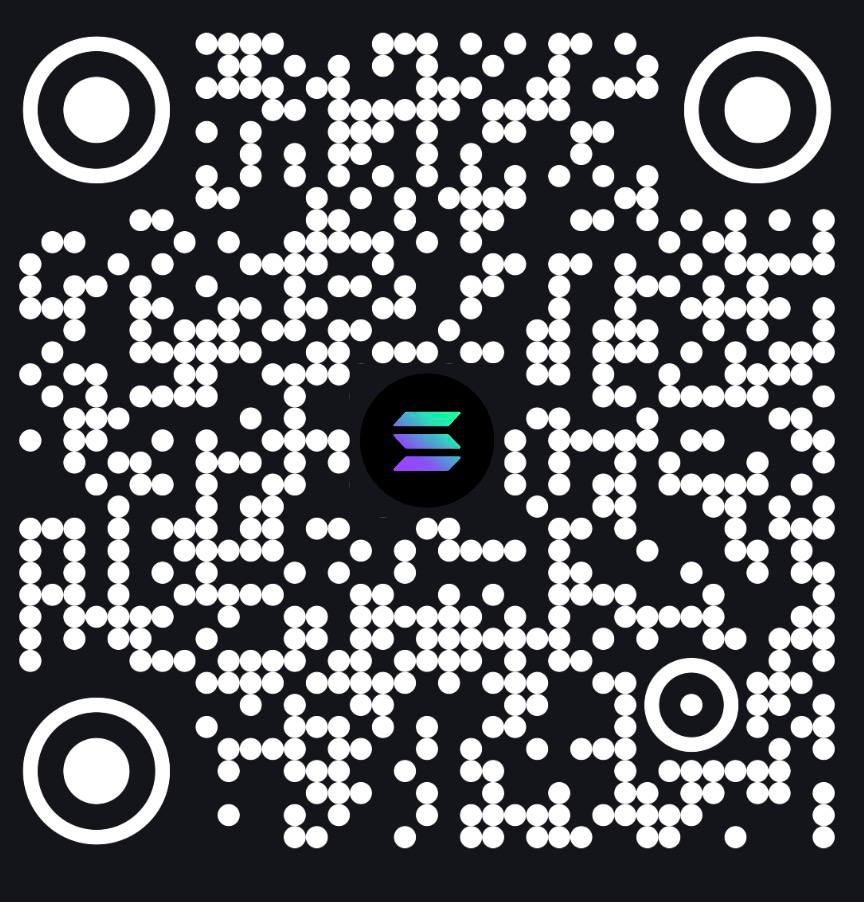 Solana payment QR code